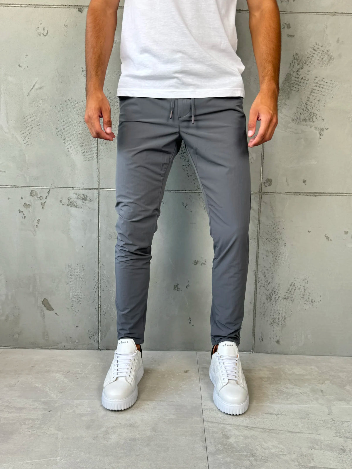 Muške Šuškave Pantalone Tamnosiva