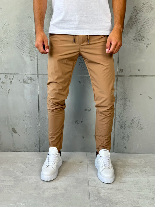 Muške Šuškave Pantalone Braon