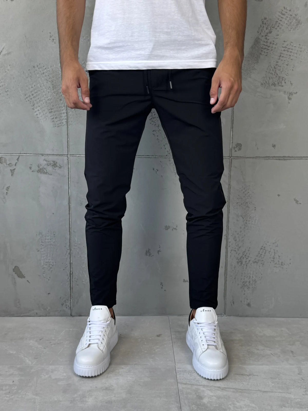 Muške Šuškave Pantalone Crna