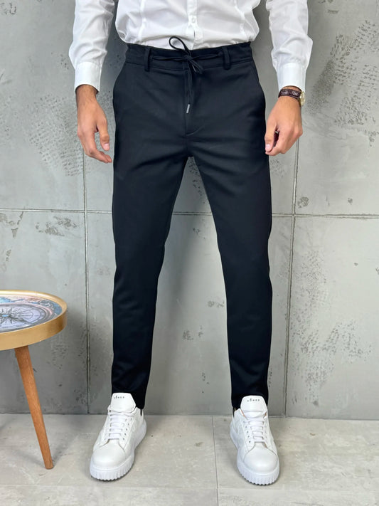Muške pantalone sa učkurom - crna