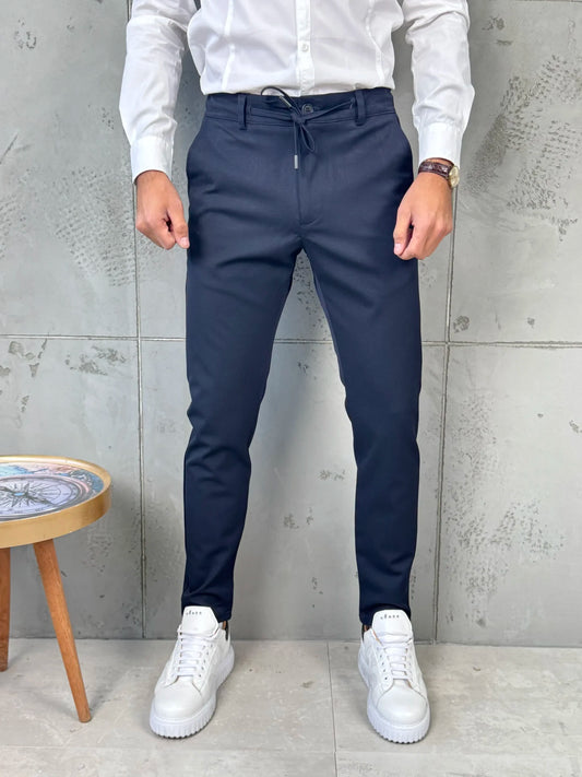 Muške pantalone sa učkurom - teget