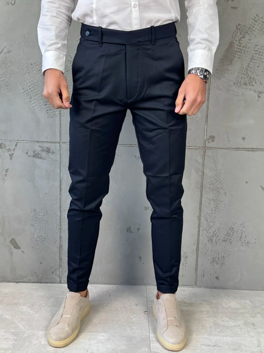 Muške elegantne pantalone Verdi Teget