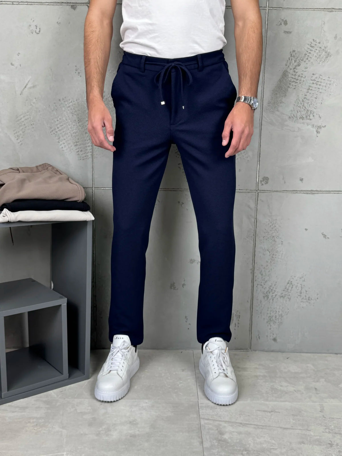 Muške pantalone učkur - Teget