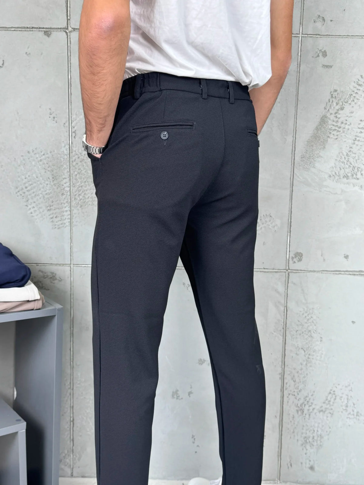 Muške pantalone učkur - Crna