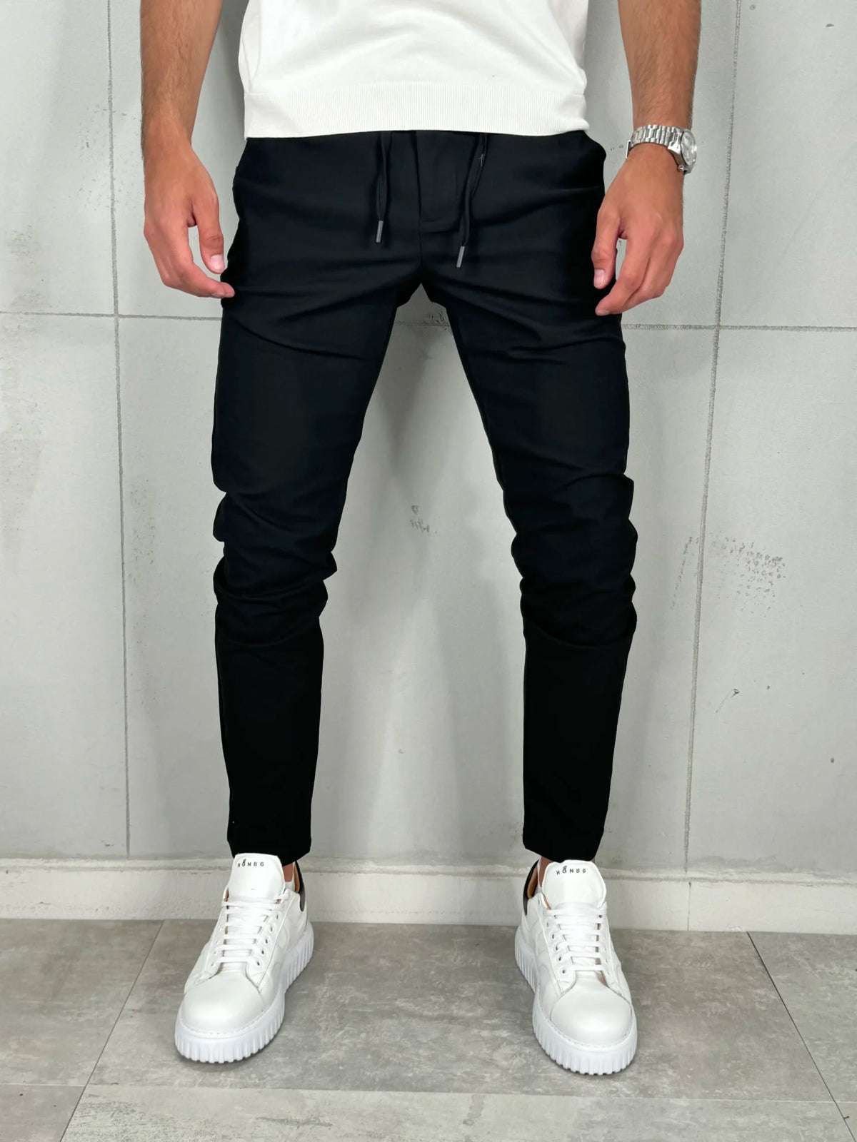Muške Pantalone Crna VR 304