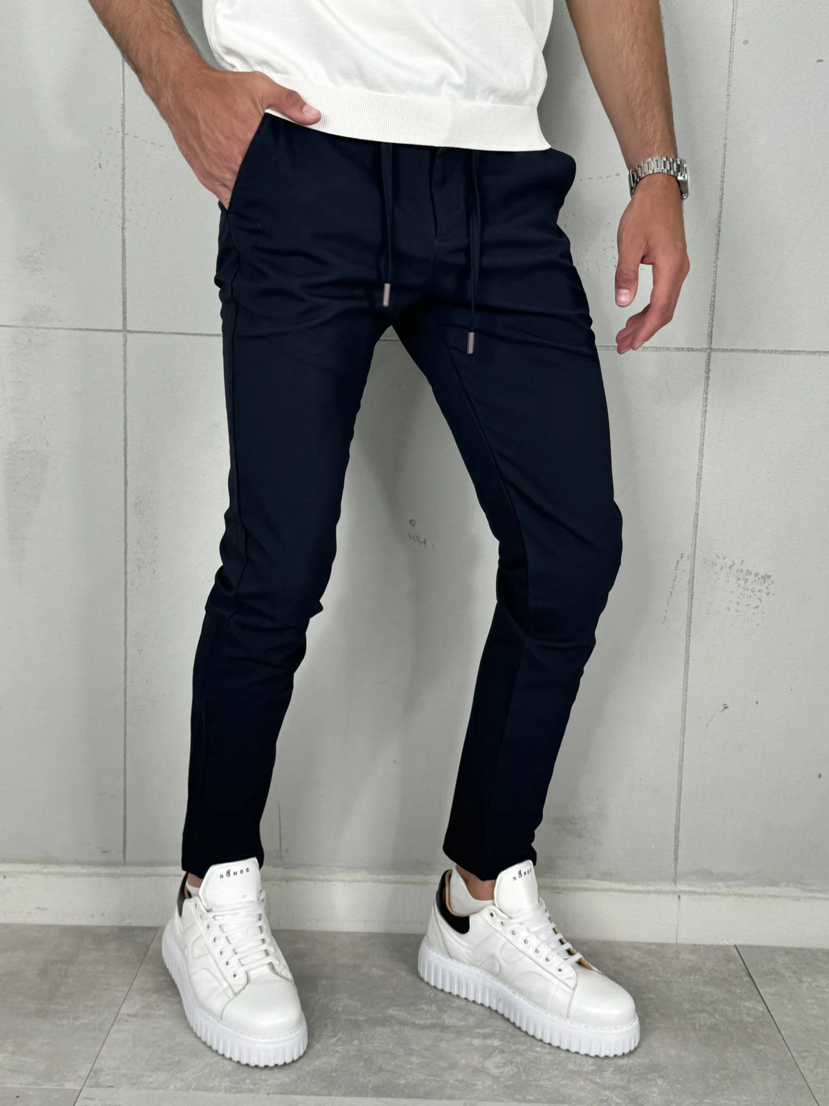 Muške Pantalone Teget VR 304