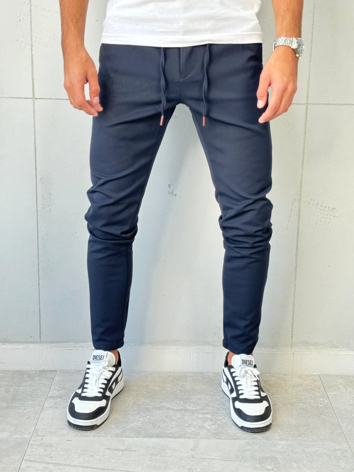 Sportsko - Elegantne pantalone VR 303 Teget