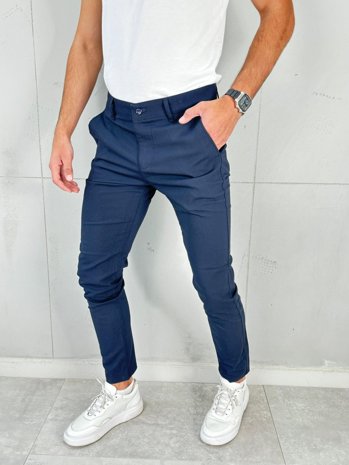Elegantne pantalone VR 301 Teget