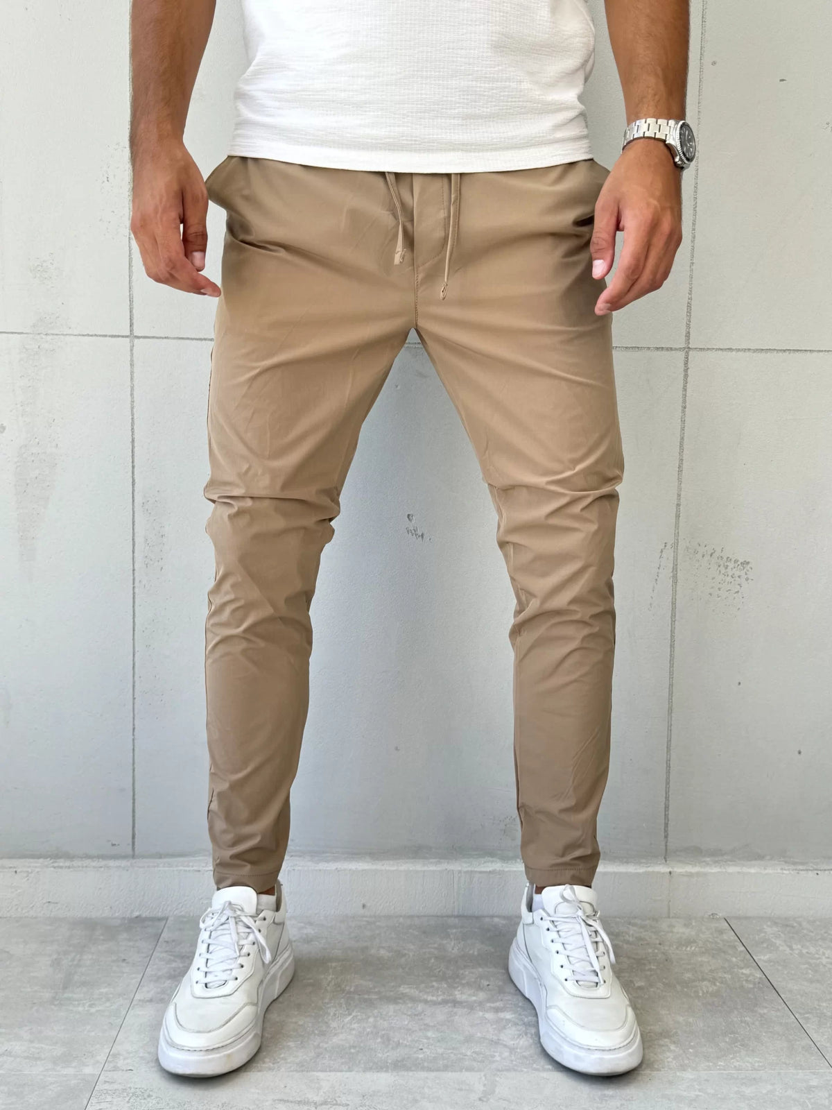 Elegantne pantalone VR 302 Bež