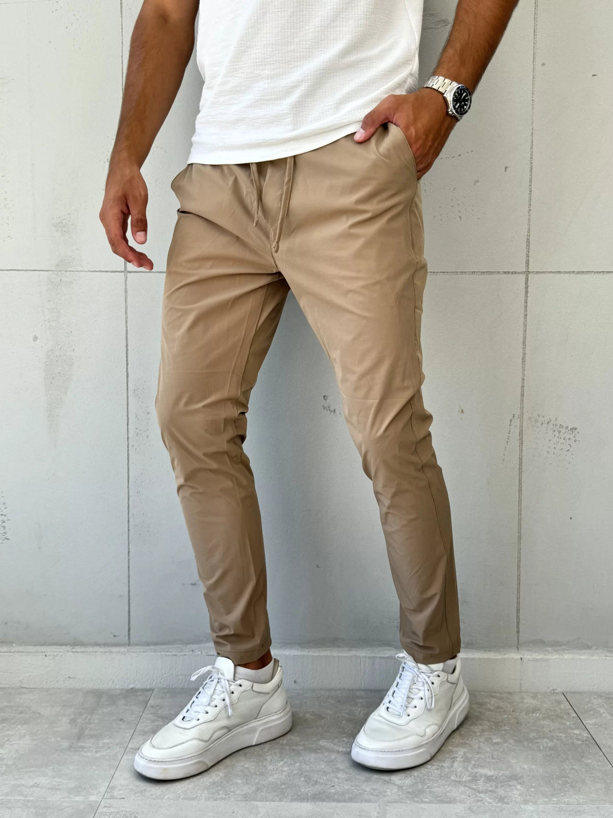 Elegantne pantalone VR 302 Bež