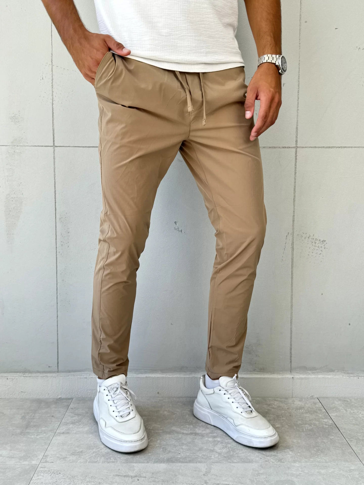 Elegantne pantalone VR 302 Bež