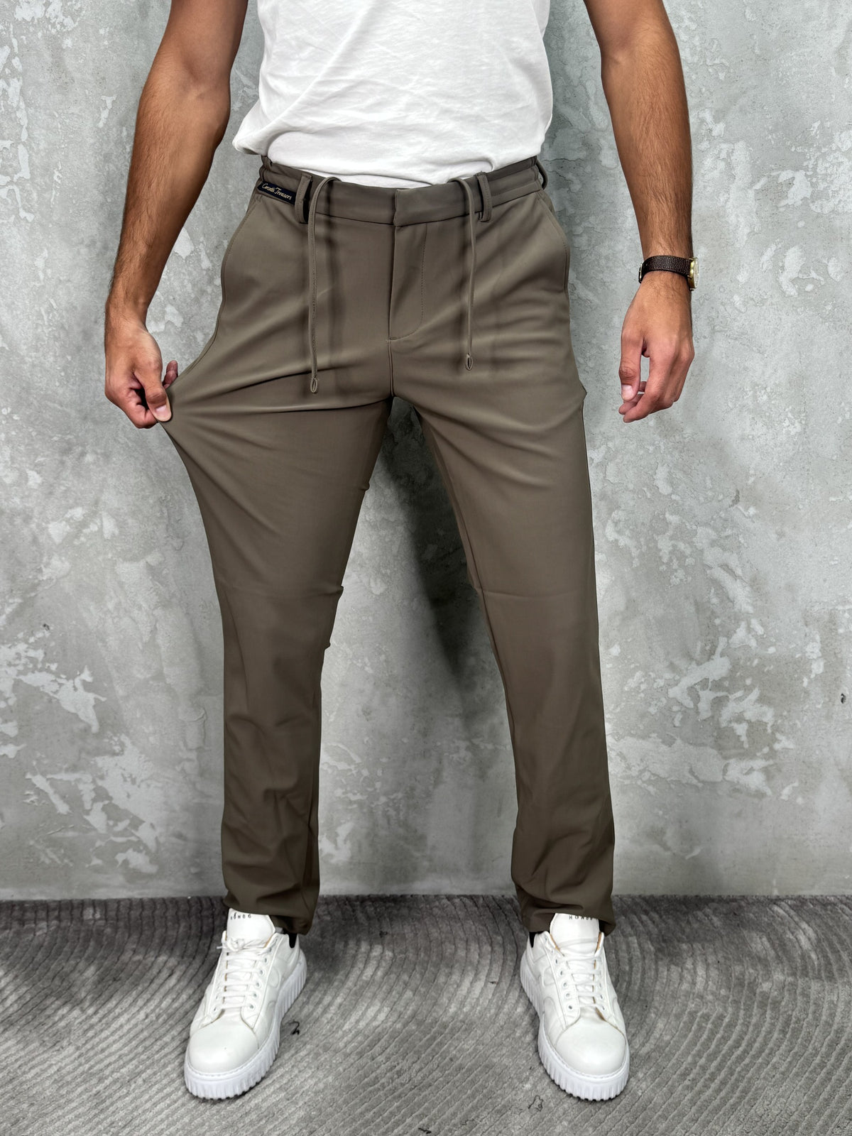 Milano pantalone Bež - muške pantalone Verdi
