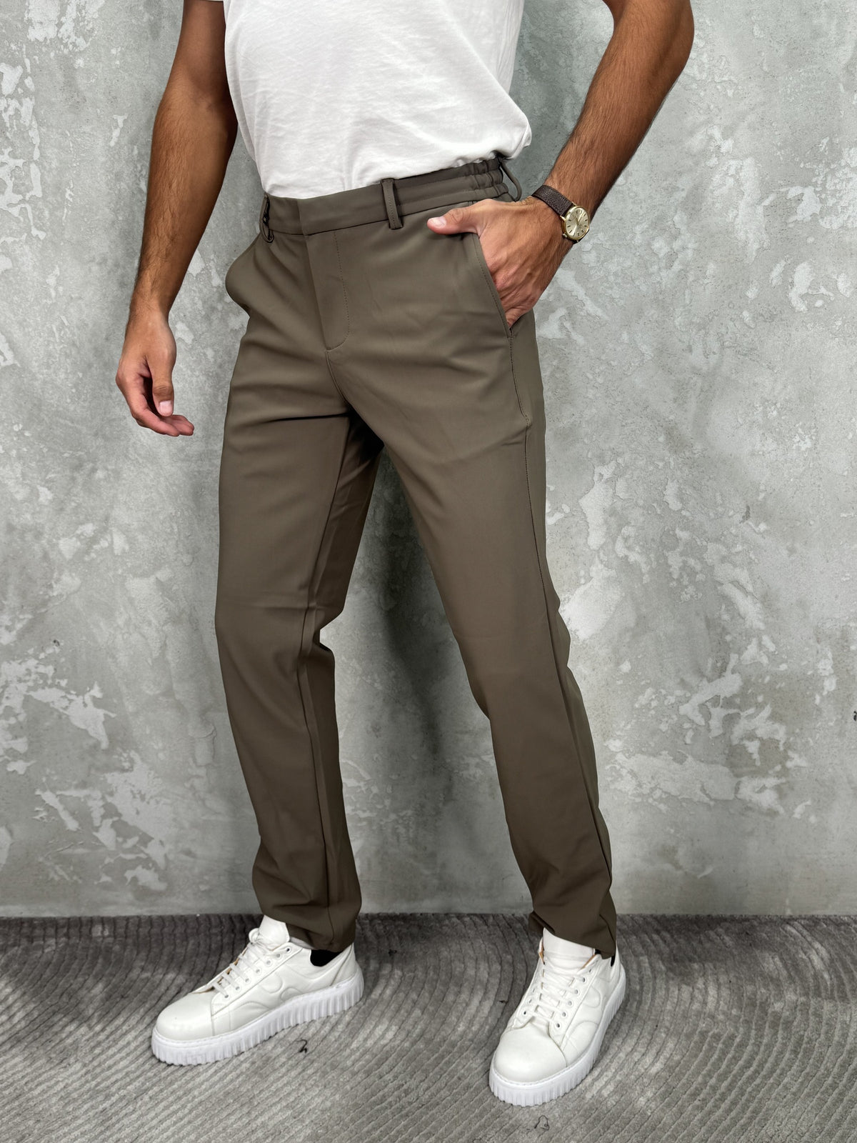 Milano pantalone Bež - muške pantalone Verdi