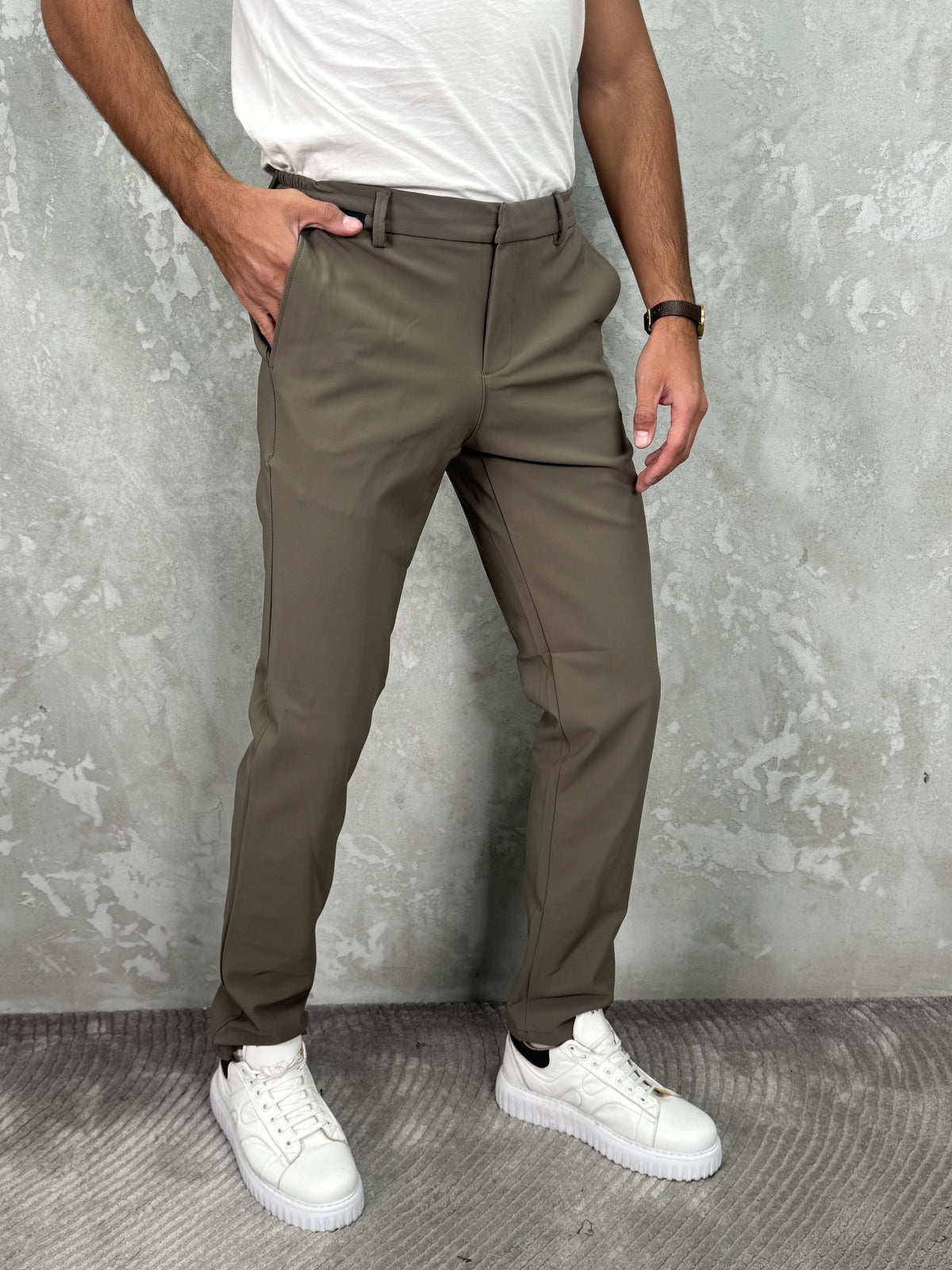 Milano pantalone Bež - muške pantalone Verdi